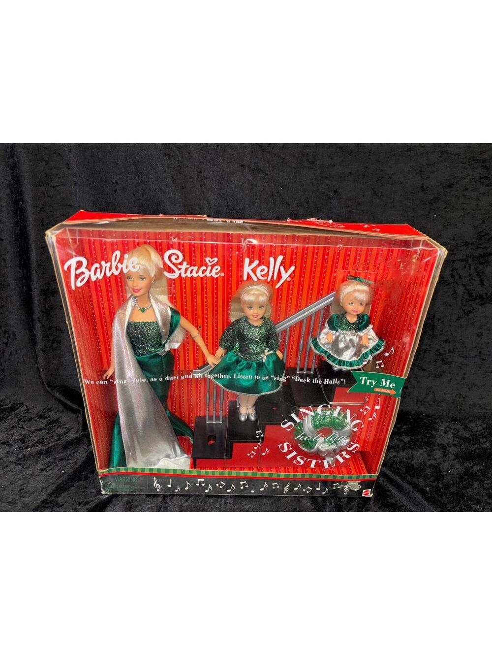 Barbie Singing Holiday Sisters Doll Set 2000 New In Box *Not tested*